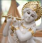 Porcellana Capodimonte. Divinità Indiane. Krishna, versione Bianco e Oro.