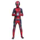 Costume Halloween Carnevale Supereroe Deadpool Bambini Maschera  Cosplay