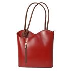 Hand Made Vera Pelle Italian leather smooth finish Back Pack Shoulder Bags