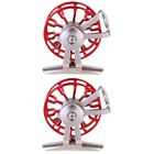 2 Pc Fly Fishing Reel Reels Trout Freshwater Wheel