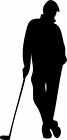 Golfer Aufkleber Golf Sport Sticker Golfspieler m421