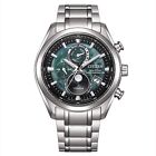 Orologio Citizen Tsuki-yomi Titanio Eco-Drive Radiocontrollato Crono by1010-81x