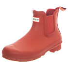 Hunter original chelsea boot military red