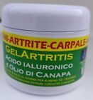 Crema Gel Artrosis con Olio di Canapa Glucosamina Acido Ialuronico Italia 75 ml