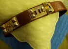 BELT cintura vintage woman HERMES Paris" Collier de Chien"  made in France RARE