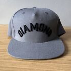 Diamond Supply Co Men’s Grey Snap Back  Adjustable Embroidered Logo