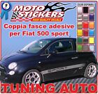 Fiat 500 - Fasce adesive sport  - Tuning Auto Adesivi Auto cod. art.: tsportxx