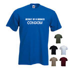 Result of a broken condom  Men s Funny T-shirt