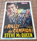 IL RALLY DEI CAMPIONI ON ANY SUNDAY STEVE MCQUEEN POSTER MANIFESTO ORIGINAL 1972