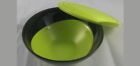 Tupperware ciotola eleganzia 600 ml verde/nero