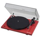 Pro-Ject Essential III Giradischi, Rosso (p9p)