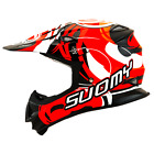 SUOMY MR JUMP VORTEX RED MX HELMET - ACU GOLD STAMPED APPROVED - SU/MR-VO-RED