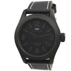 NEW Glycine Men s Incursore Swiss ETA 2824 Automatic Black PVD Leather SS Watch