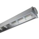 BEGHELLI PLAFONIERA A258ESD - ACCIAIO E LED 2X58W SD 4000K