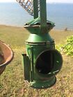 GARDEN WILD BIRD FEEDER STATION BRITISH RAILWAY 3 ASPECT LAMP BODY  GOOD SOLID