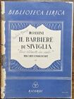 SPARTITO-IL BARBIERE DI SIVIGLIA-ROSSINI-ECCO RIDENTE IN CIELO-ED.CURCI-1951