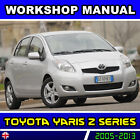 TOYOTA YARIS SERIES 2 REPAIR MANUAL 2005 - 2013 - SERVICE WORKSHOP ENGLISH ON CD