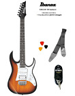 IBANEZ GRG140 SB SUNBURST CHITARRA ELETTRICA KIT con TRACOLLA CAVO E PLETTRI