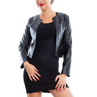 Giacca donna corta ecopelle bolero senza chiusura giacchetto TOOCOOL VI-2601