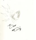 SPIDERMAN Comic Artist Sketch Signed 7x5 White Card Autographed