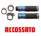 Coppia Manopole Alluminio Ergal Universali Accossato Blu Ducati s4r