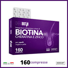 Integratore biotina capelli anticaduta + cheratina e zinco - Trattamento capelli