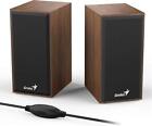 Genius Sp-Hf180 2.0 Desktop Speakers, Stereo Sound, Usb Powered Plu... NUOVO