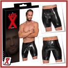 Uomo Mutande Pantaloncino in lattice nero Latex Pants Fetish Erotic Donna Sexy x