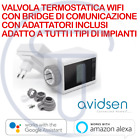 Valvola termostatica WiFi HomeTap bridge comunicazione. Compatibile google alexa