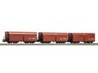 PIKO 28300 3er Set Selbstentladewagen Fad6770 BKK der DR, Ep.IV, DC, H0