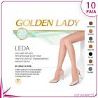 Collant Golden lady Leda 20 denari 10 paia