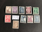 Austria 1946  10  sellos  serie completa  nº 799 - 808  MNH  valor cat. ANK 16 €