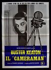 manifesto IL CAMERAMAN buster keaton edward sedgwick proiettore A208