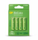 gpbattery ReCyko+ NiMH Rechargeable Batteries, 2100mAh, 4 x AA