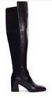 Clarks SEREN CADDY Ladies Black leather Elastic Knee High Boots UK 4 D EU 37