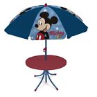 Topolino Ombrellone con Tavolo Pieghevole Bambini Spiaggia Giardino Patio