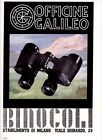 PUBBLICITA 1941 OFFICINE GALILEO BINOCOLO 8X30 DELTA MILANO STRUMENTI PRECISIONE