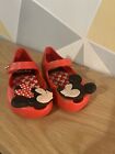 Baby Girls Kids Mini Melissa Minnie Mouse Red Shoes Euro 21 Mickey Disney UK 4.5