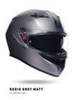 CASCO MOTO INTEGRALE AGV K3 RODIO GREY MATT E2206