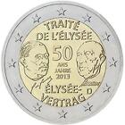 2 euro Germania 2013 Trattato dell Eliseo zecca: J