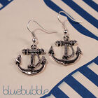 FUNKY ANCHOR EARRINGS PICK COLOUR KISTCH RETRO ROCKABILLY NAUTICAL SAILOR PIN UP