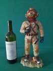 STATUA PALOMBARO IN RESINA SCAFANDRO DIVER HELMET SOPRAMMOBILE H 38 CM. CB3