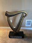 RARE Guinness Beer Harp Alcohol Display Sign Double Sided Huge 21"x35"x8"