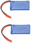 2 Pezzi Batteria Lipo 3.7V 730mAh Drone quadricottero Wltoys V636 V686 V686G RC