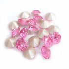 Swarovski Cabochons Kegel 10 mm Farbe pink 20 Stück facettiert geschliffen R150