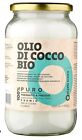 Olio di Cocco Biologico Extra Vergine CocoNativo –1000ml– Crudo e Spremuto a Fre