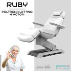 Ruby poltrona lettino elettrica 4 motori per estetica