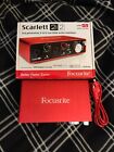 Focusrite 2i2 Scarlett 3a Generazione Interfaccia Audio USB - Rosso