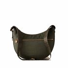 Borbonese Luna Bag Middle zip verde militare