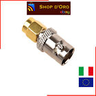 ADATTATORE antenna DORATO SMA MASCHIO BNC FEMMINA DORATO CONVERTITORE CAVO